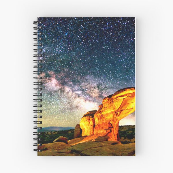 Item preview, Moab, Utah, Arches National Park with the rising Milky Way above designed and sold by Rocky Mountain Artistry.