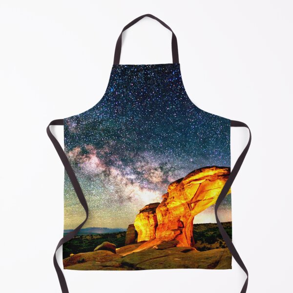 Item preview, Moab, Utah, Arches National Park with the rising Milky Way above designed and sold by Rocky Mountain Artistry.