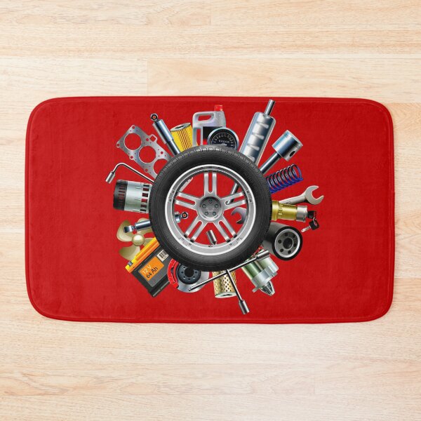 Item preview, Race Car Parts Red Go Fast designed and sold by ChristinasMess.