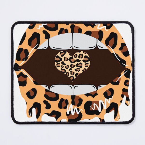 Item preview, Dripping Lips Leopard Pattern designed and sold by MisPuHoney.