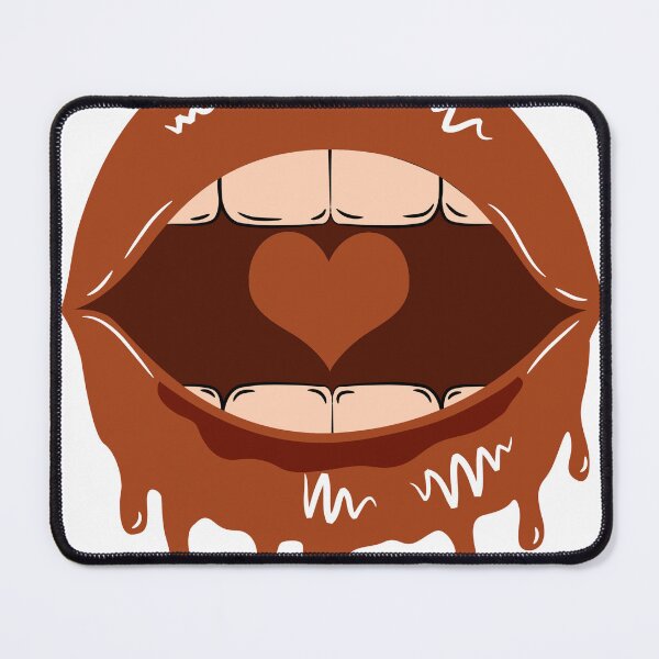 Item preview, Dripping Lips Brown Color designed and sold by MisPuHoney.