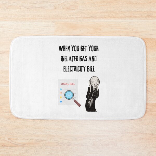 Item preview, utility bill the scream - funny  designed and sold by R2Dsign.