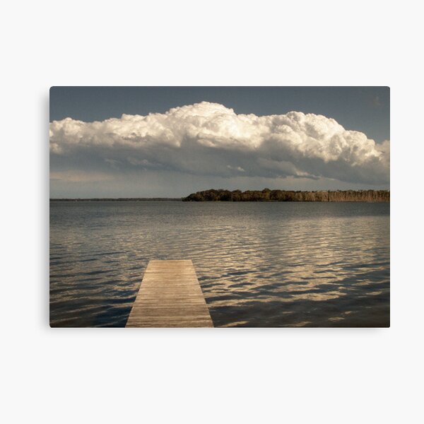 the lake after the rain Canvas Print