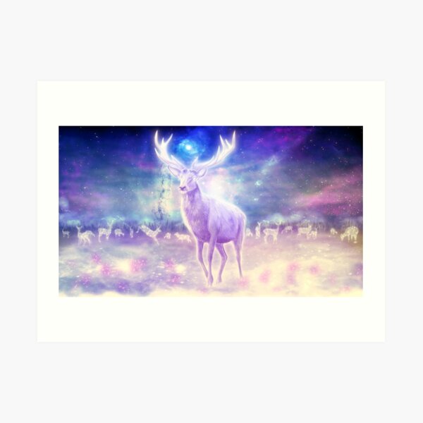 We Stand At The Edge Of The Night Art Print
