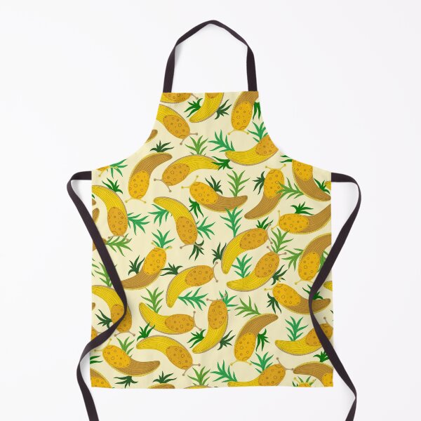 Item preview, Banana slugs on light yellow designed and sold by fogoosherie.