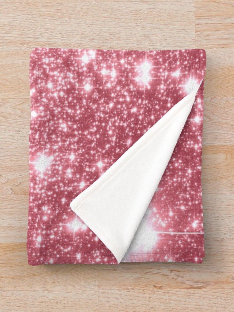 "Pink Sparkle Galaxy Stars" Throw Blanket by 2sweetsDesign Redbubble