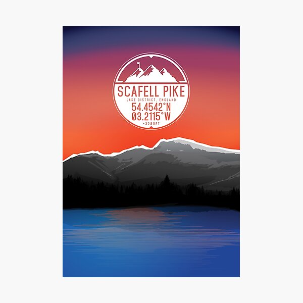 Three Peaks Series : Scafell Pike Photographic Print