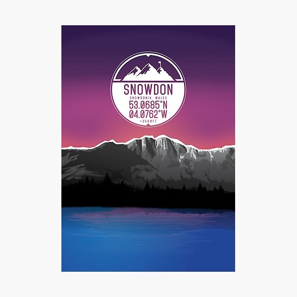 Three Peaks Series : Snowdon Photographic Print