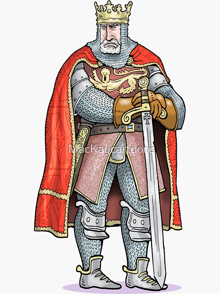 King Edward I by MacKaycartoons