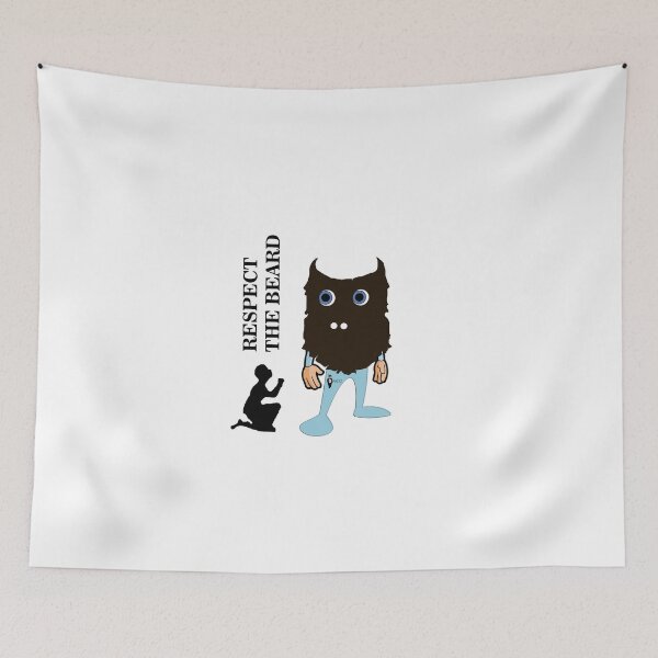 Item preview, Respect the beard designed and sold by Bas Scheffer.