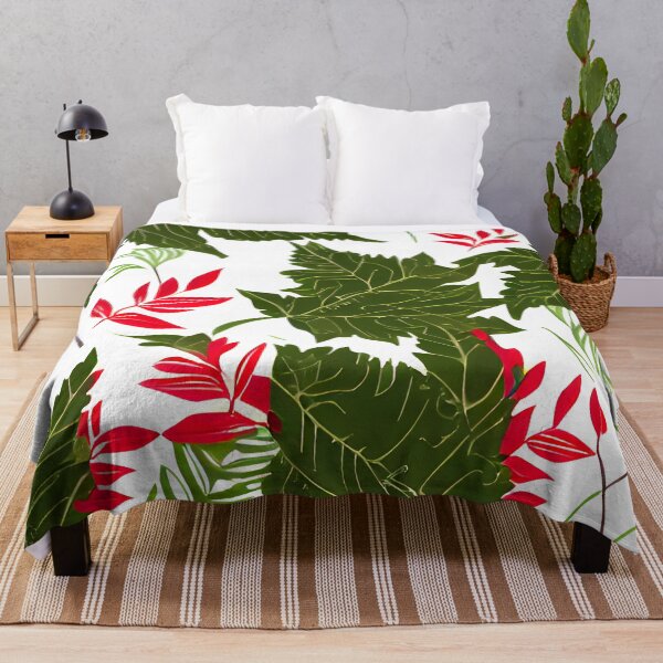 Item preview, tripical leaf floral pattern #9 designed and sold by supeart.