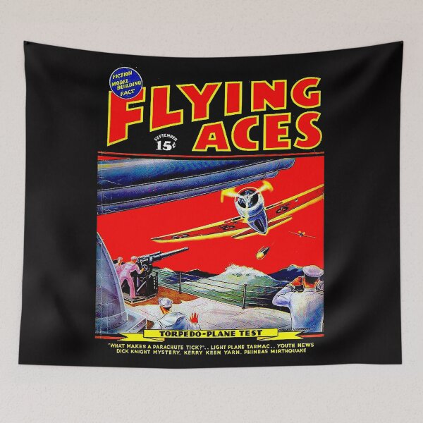 Item preview, FLYING ACES : Vintage 1939 Wartime Torpedo Plane Print designed and sold by posterbobs.