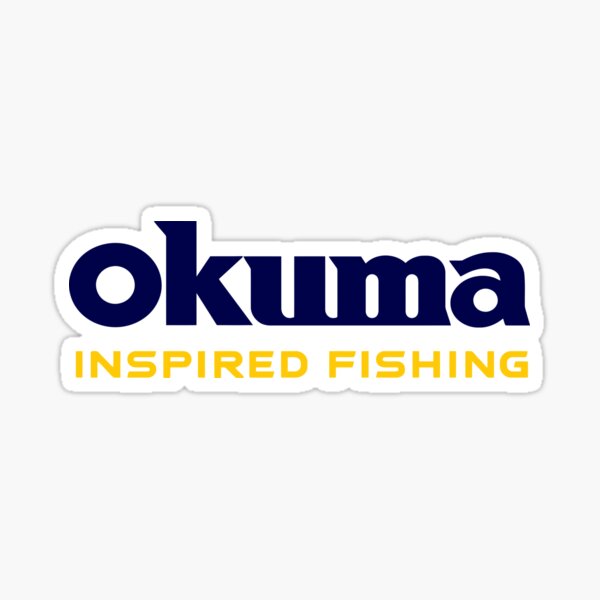 okuma fishing Sticker for Sale by sultanmelimpah