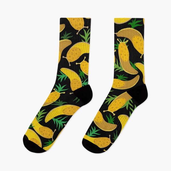 Item preview, Banana slugs on black designed and sold by fogoosherie.