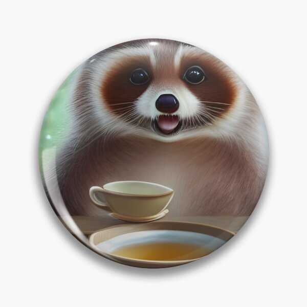 Item preview, Tea Time With A Tanuki designed and sold by ZenEverAI.