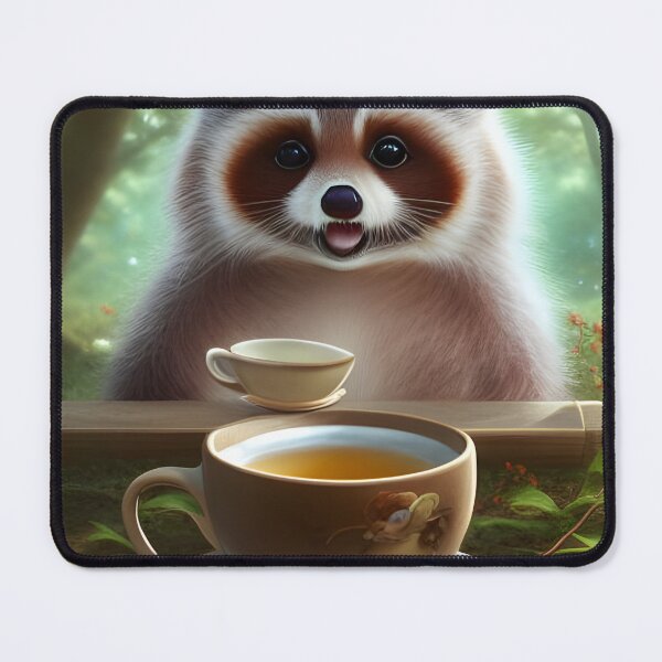 Item preview, Tea Time With A Tanuki designed and sold by ZenEverAI.