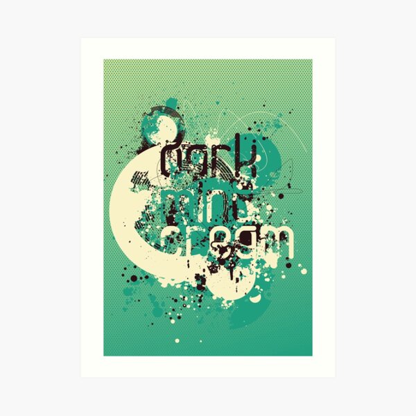 Dark.Mint.Cream Art Print