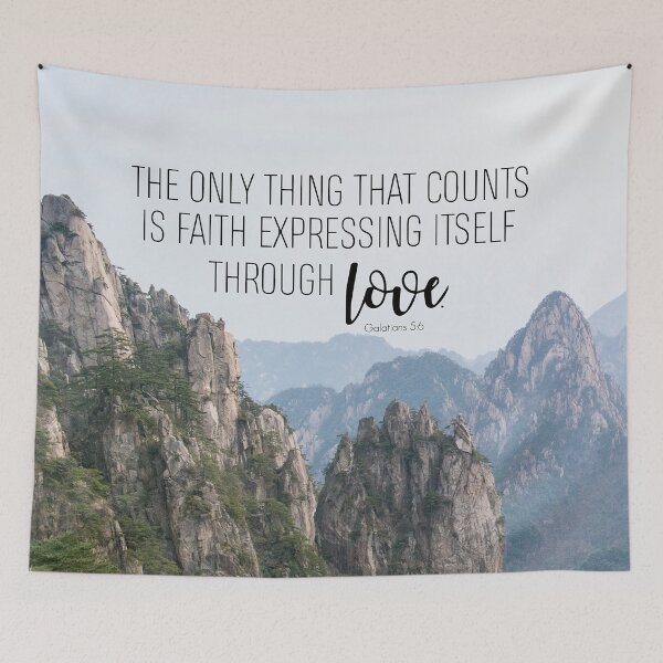 Item preview, Galatians 5:6 designed and sold by HalamoDesigns.