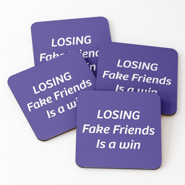 Item preview, Losing fake friends is a win, motivational quotes, inspirational saying,   designed and sold by Quotesgallery.