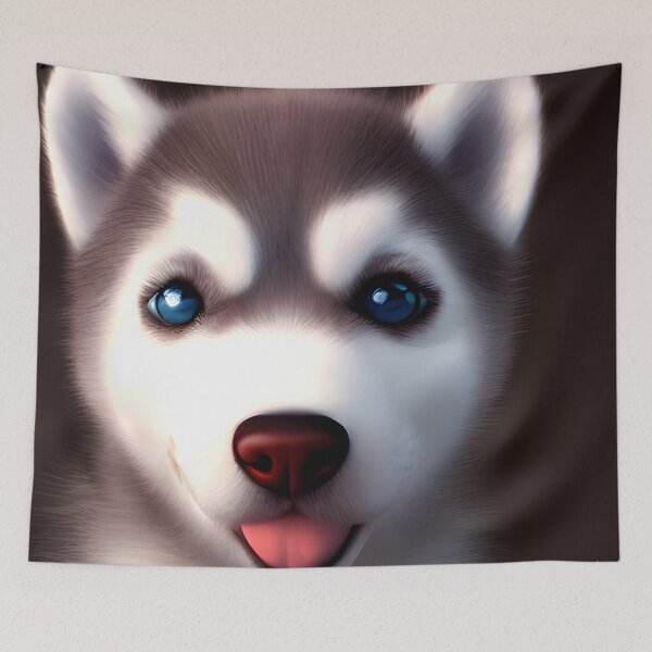 Item preview, Cute baby Siberian Husky dog #5 designed and sold by supeart.