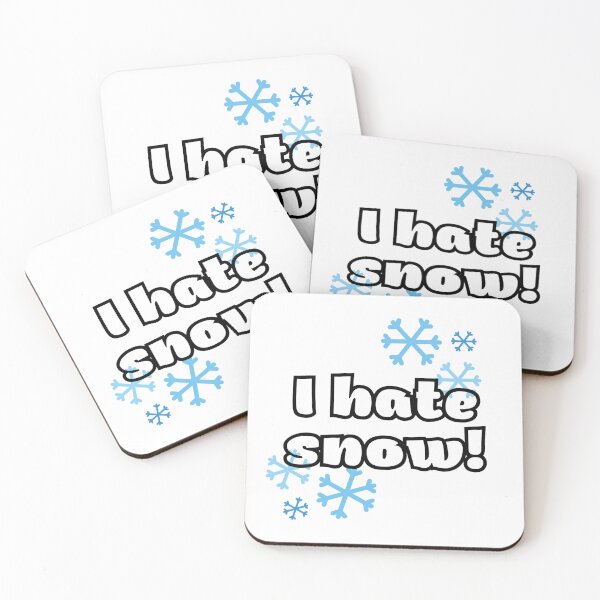 Item preview, I hate snow - funny designed and sold by PellSilversmith.