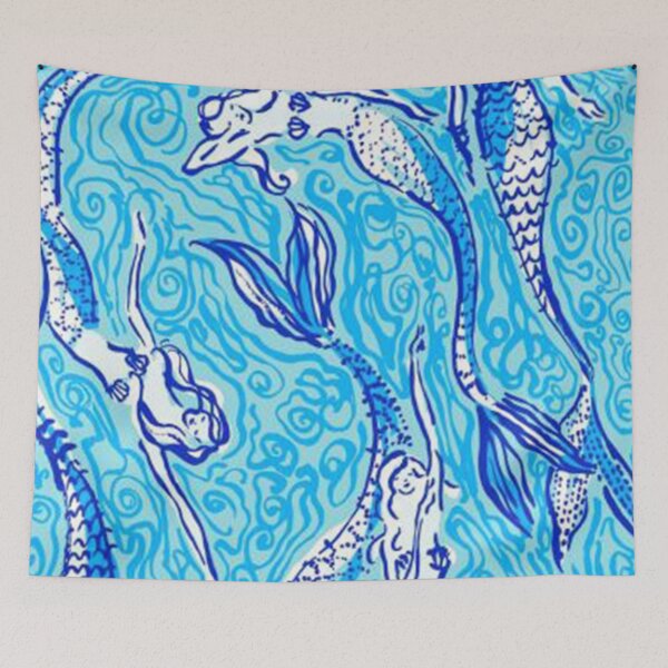 Item preview, blue mermaid designed and sold by DevinPotter.