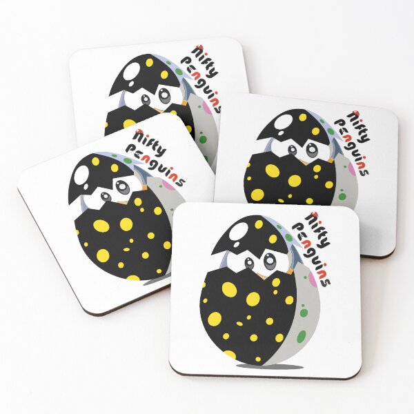 Item preview, Cute Penguins in Colorful Eggshells - Collection N. 13 designed and sold by NiftyPenguins.