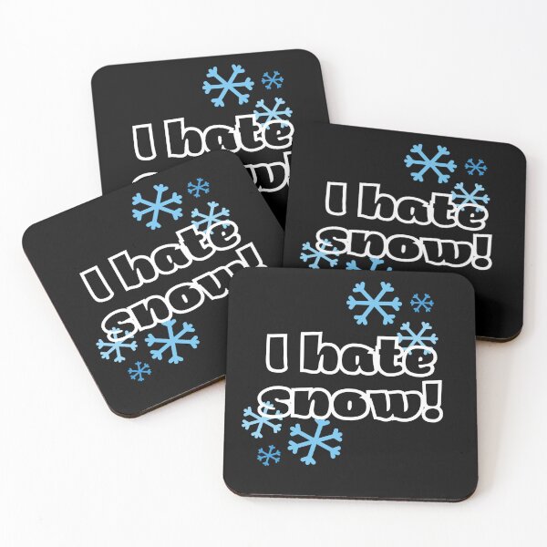 Item preview, I hate snow - funny designed and sold by PellSilversmith.