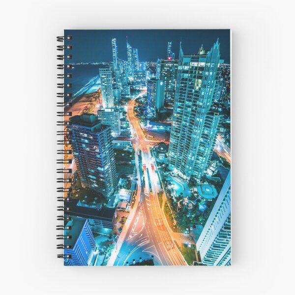 Item preview, Futuristic City Skyline cityscape designed and sold by mstassdesign.