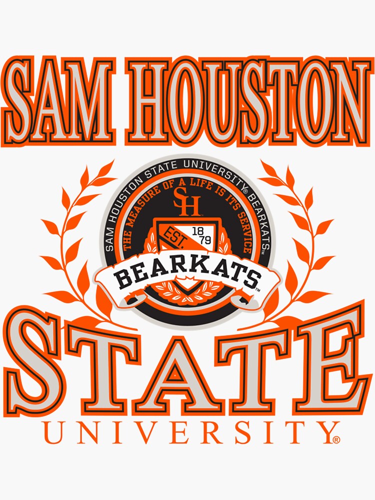 "Sam Houston State Bearkats Laurels Officially Licensed" Sticker For ...