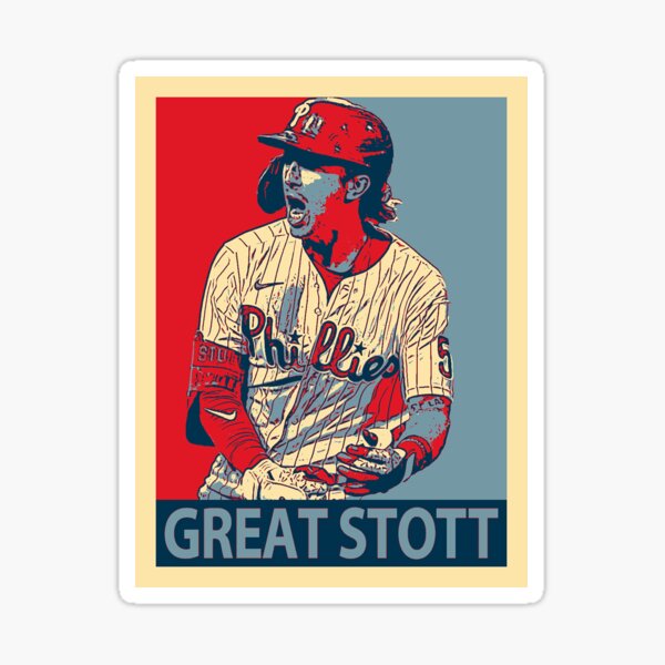 Stott Powder Blue Jersey Sticker for Sale by goosegraphics