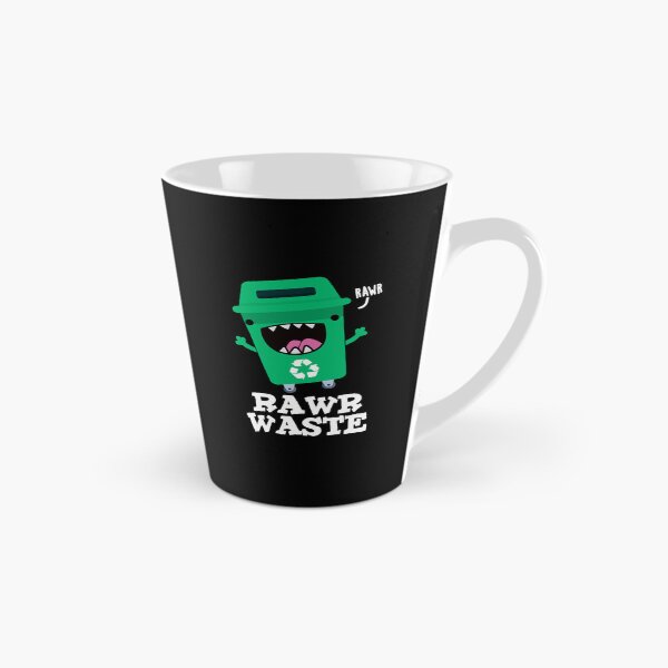 Item preview, Rawr Waste Funny Trash Puns (Dark BG) designed and sold by punnybone.