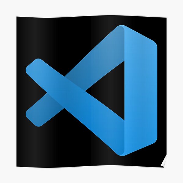 "New Microsoft Visual Studio Code Logo" Poster for Sale by kanhadesign ...
