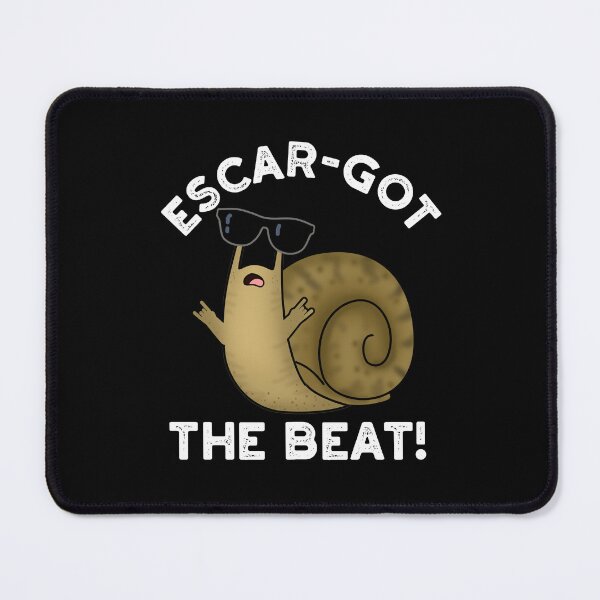 Item preview, Escar-got The Beat Funny Escargot Puns (Dark BG) designed and sold by punnybone.