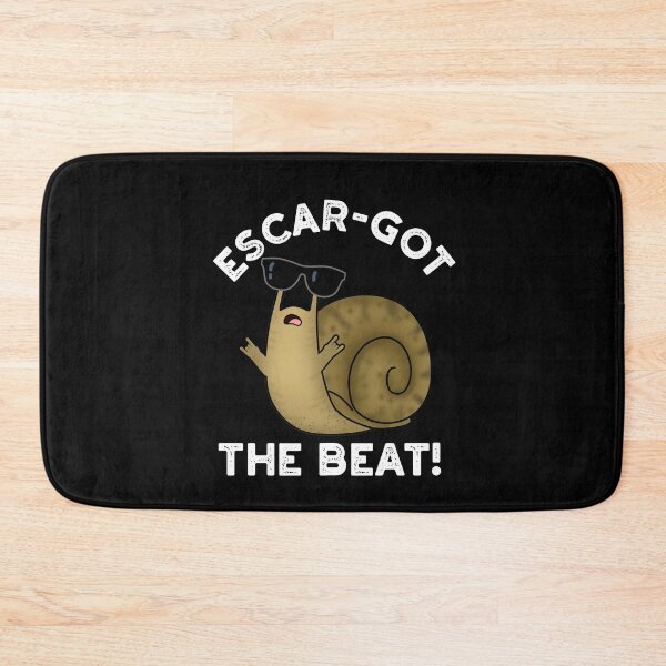 Item preview, Escar-got The Beat Funny Escargot Puns (Dark BG) designed and sold by punnybone.