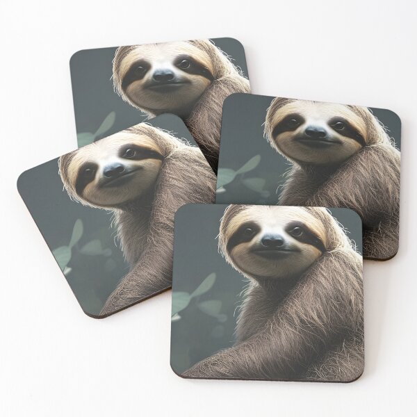 Item preview, Adorable Sloth - AI Art designed and sold by Lola Mystique Boutique.