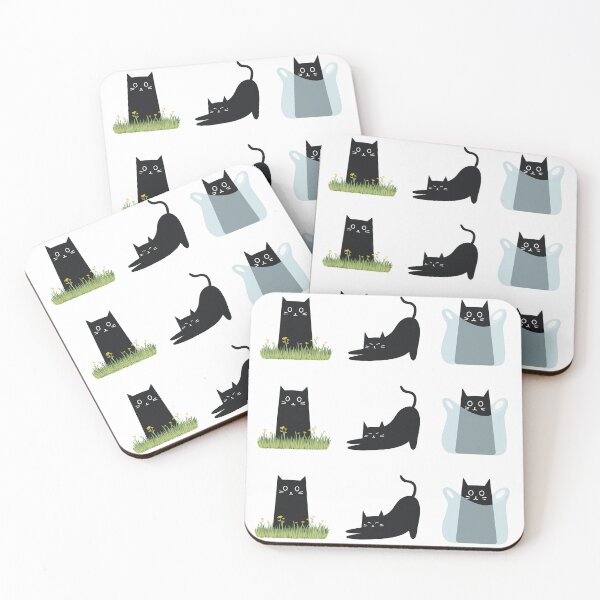 Item preview, Black Cat Doodle Pack  designed and sold by BluebellPainter.