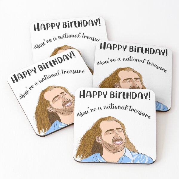 Item preview, Happy birthday! You’re a National treasure  designed and sold by froggyleggs.