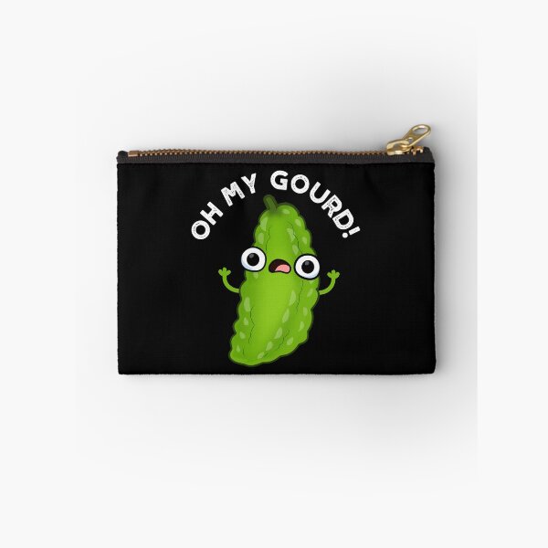 Item preview, Oh My Gourd Funny Veggie Puns (Dark BG) designed and sold by punnybone.