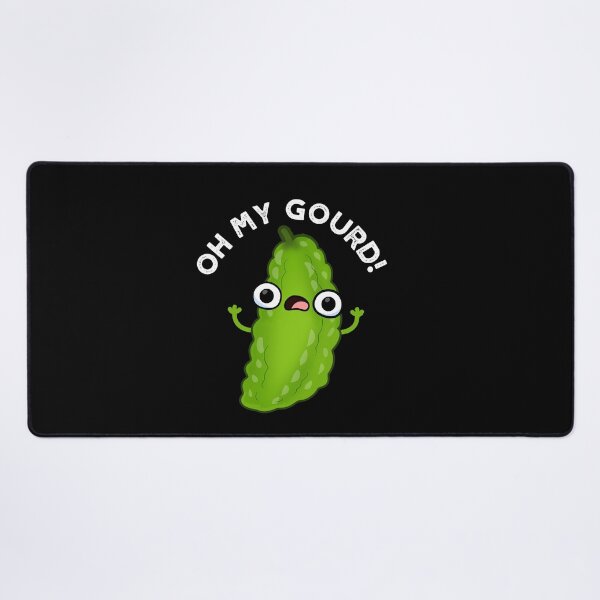 Item preview, Oh My Gourd Funny Veggie Puns (Dark BG) designed and sold by punnybone.