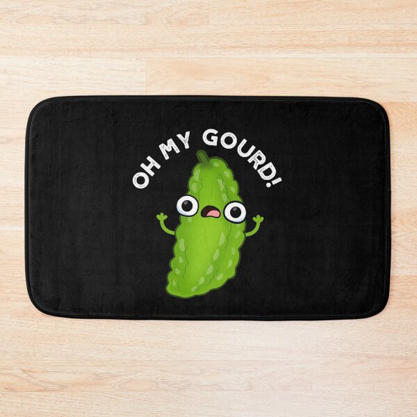 Item preview, Oh My Gourd Funny Veggie Puns (Dark BG) designed and sold by punnybone.