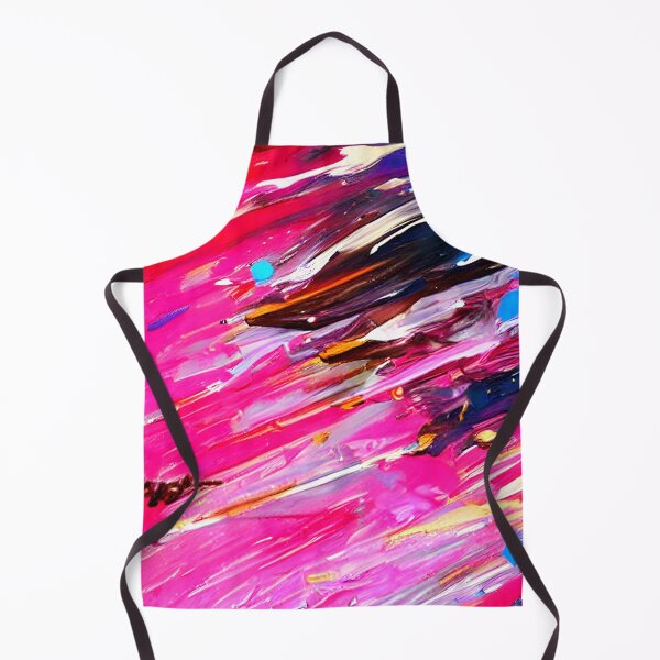 Item preview, thick dense paint pattern knife art - pink blue paint pattern #6 designed and sold by supeart.