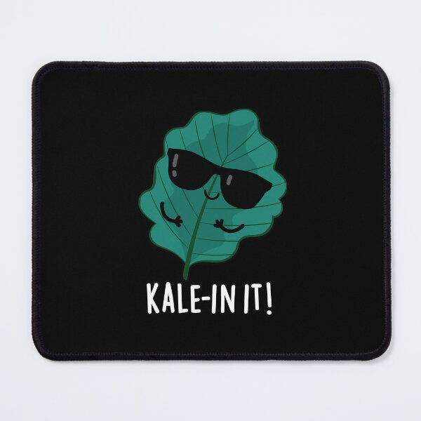 Item preview, Kale-in It Funny Kale Puns (Dark BG) designed and sold by punnybone.