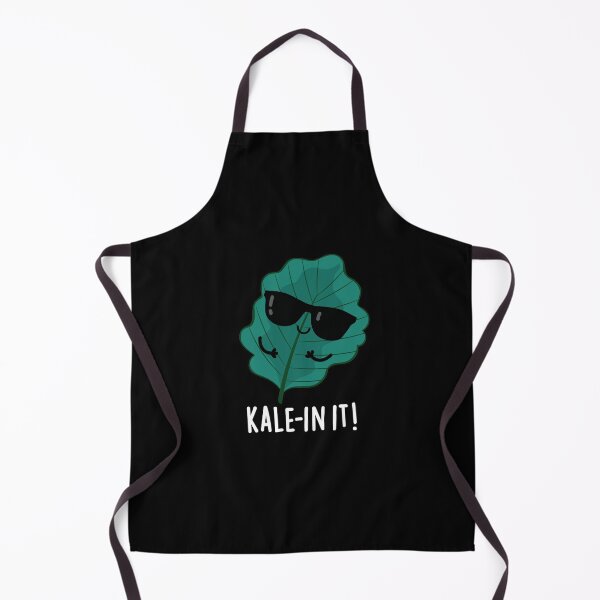 Item preview, Kale-in It Funny Kale Puns (Dark BG) designed and sold by punnybone.