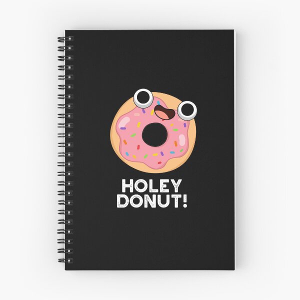 Item preview, Holey Donut Funny Food Puns (Dark BG) designed and sold by punnybone.