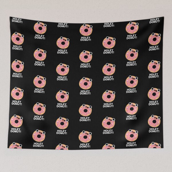 Item preview, Holey Donut Funny Food Puns (Dark BG) designed and sold by punnybone.
