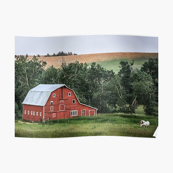 Old Homestead Barn Poster