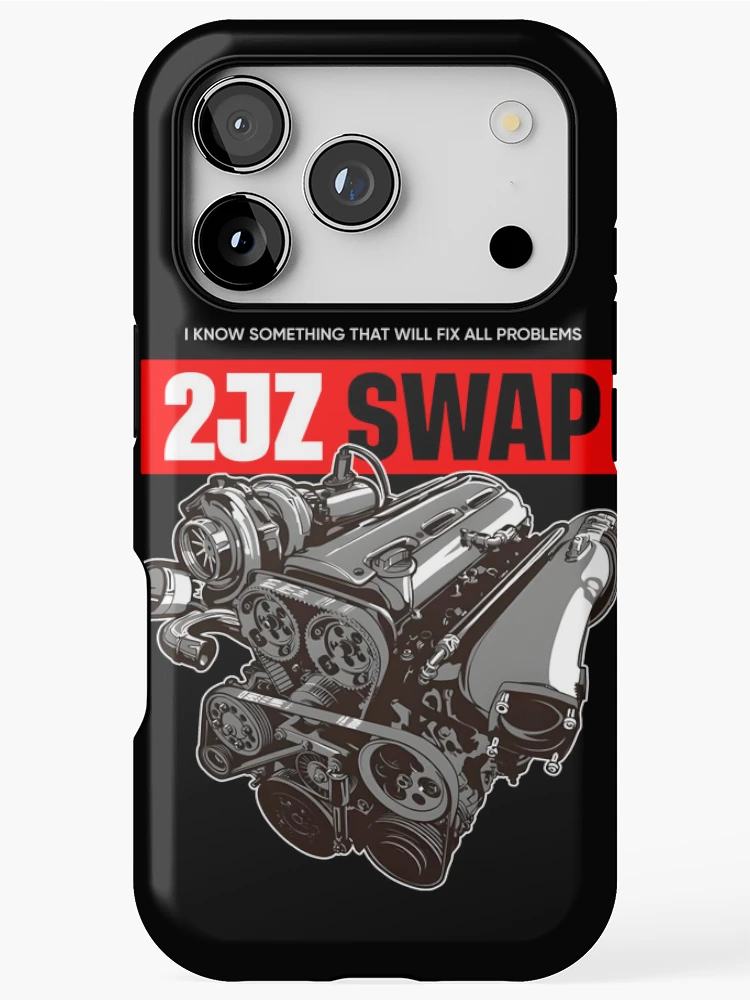 Thumbnail 1 of 4, iPhone Case, Supra Engine 2JZ designed and sold by Rflectionart.