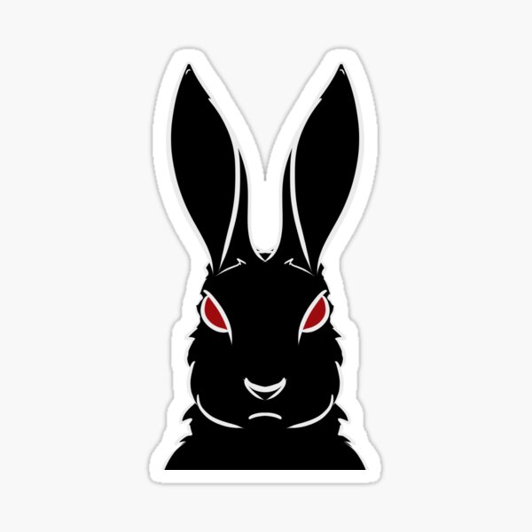 Item preview, Black Rabbit of Death designed and sold by Anibunny.