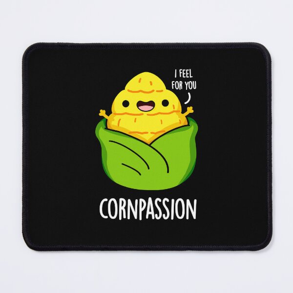Item preview, Cornpassion Funny Corn Puns (Dark BG) designed and sold by punnybone.